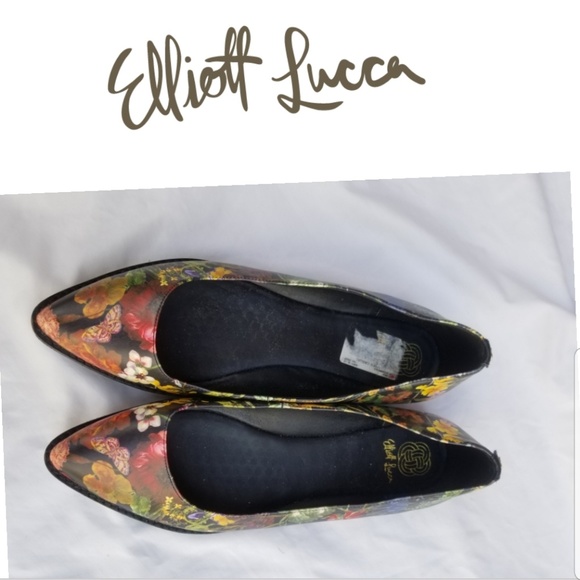 Elliott Lucca Shoes - New Elliot Lucca floral.flats 10